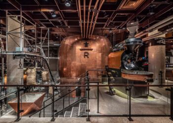 The Starbucks Reserve Roastery in New York City. (Photo by Matt Glac, Starbucks)