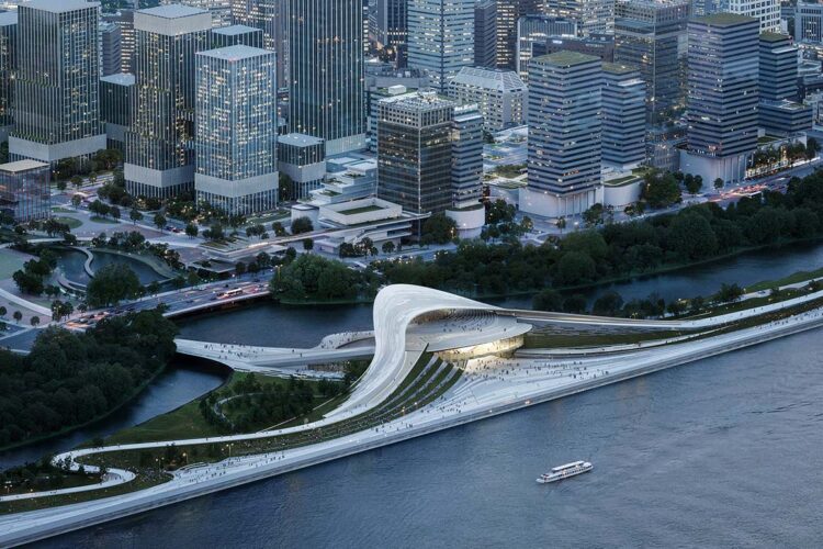 Snøhetta Wins Design Competition for the Hangzhou Qiantang Bay Art ...